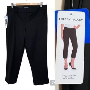 NWT Hilary Radley Slim Leg Crop Pants
